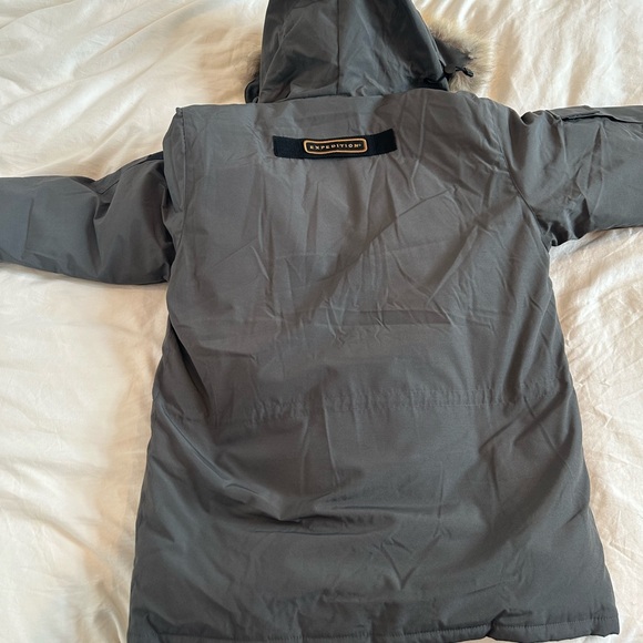 Men's Canada Goose Parker graphite Large - Picture 4 of 9